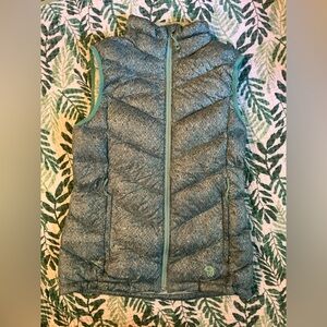 Mountain Hardwear Blue and Gray Vest for Outdoor Adventures